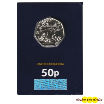 2022 BU 50p Coin (Card) - Winnie the Pooh & Friends